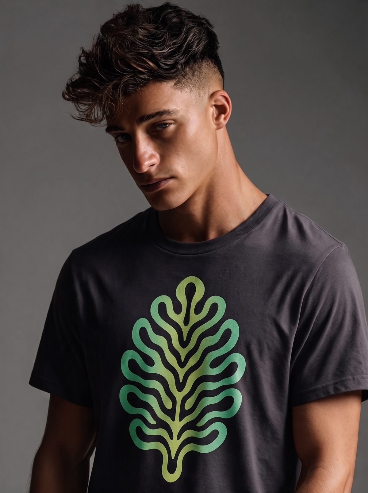 Oak Glyph // Unisex Organic Cotton T-Shirt