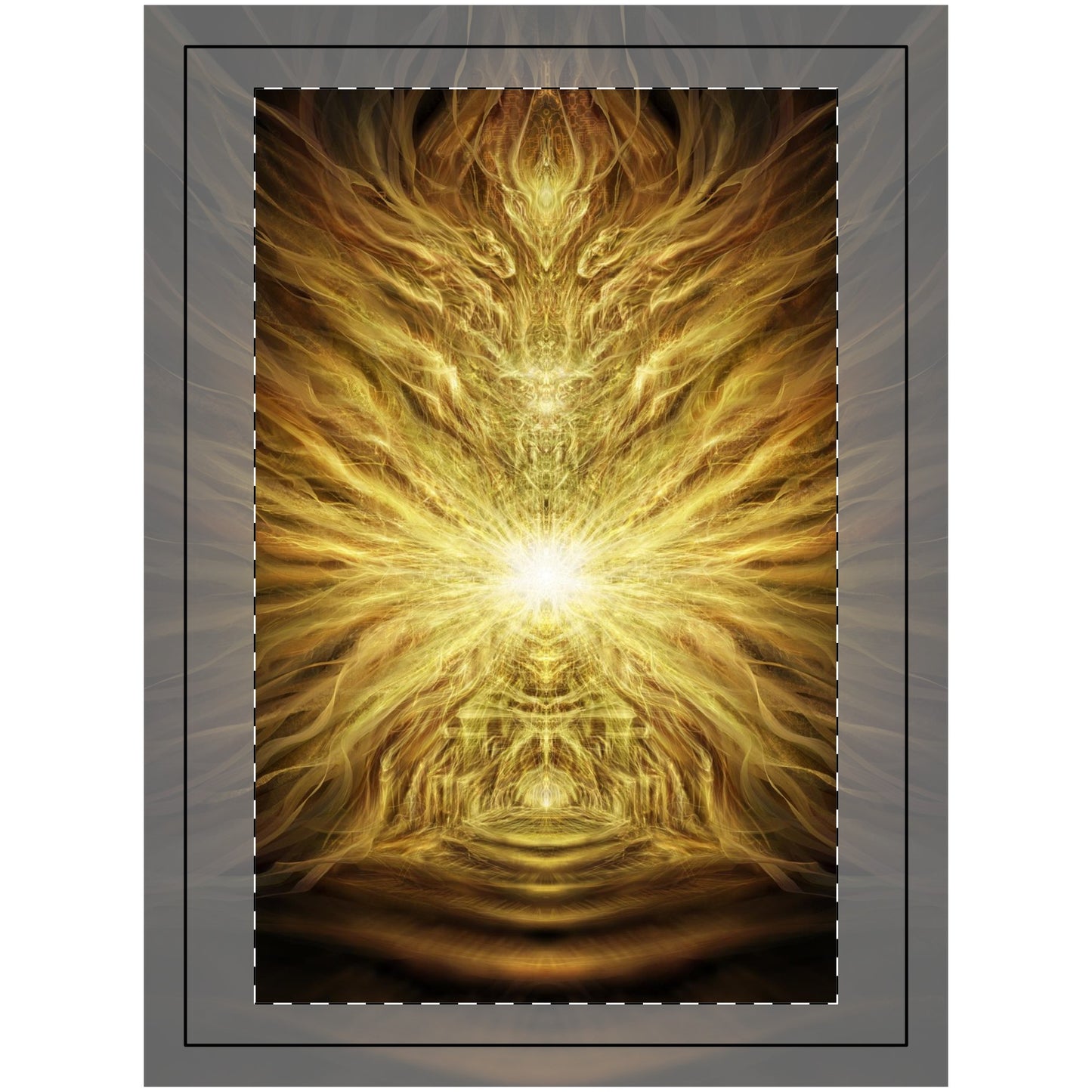 Temple of the Sun // Wall Tapestry Scroll