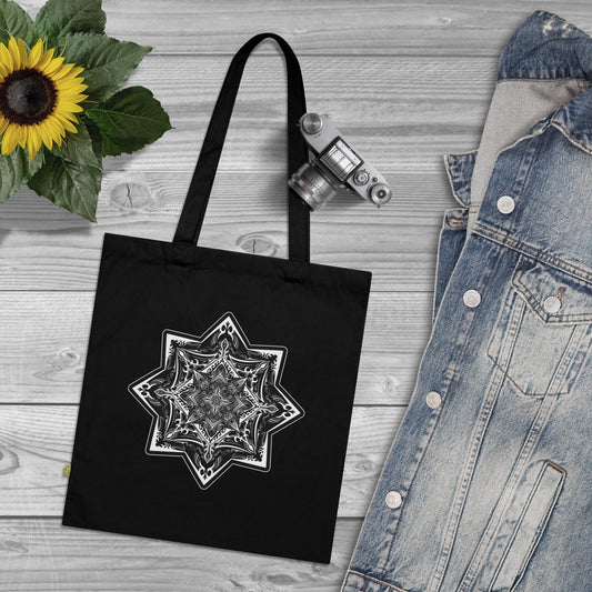 Tiger Star // Monotone // Organic Cotton Tote Bag