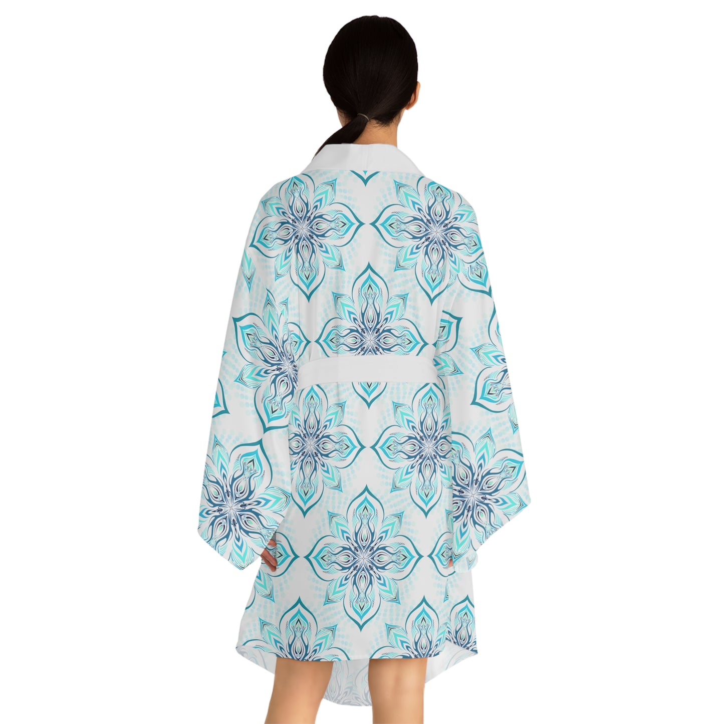 CYAN // Dream Wisely // Tigerflower Tile // Kimono Robe