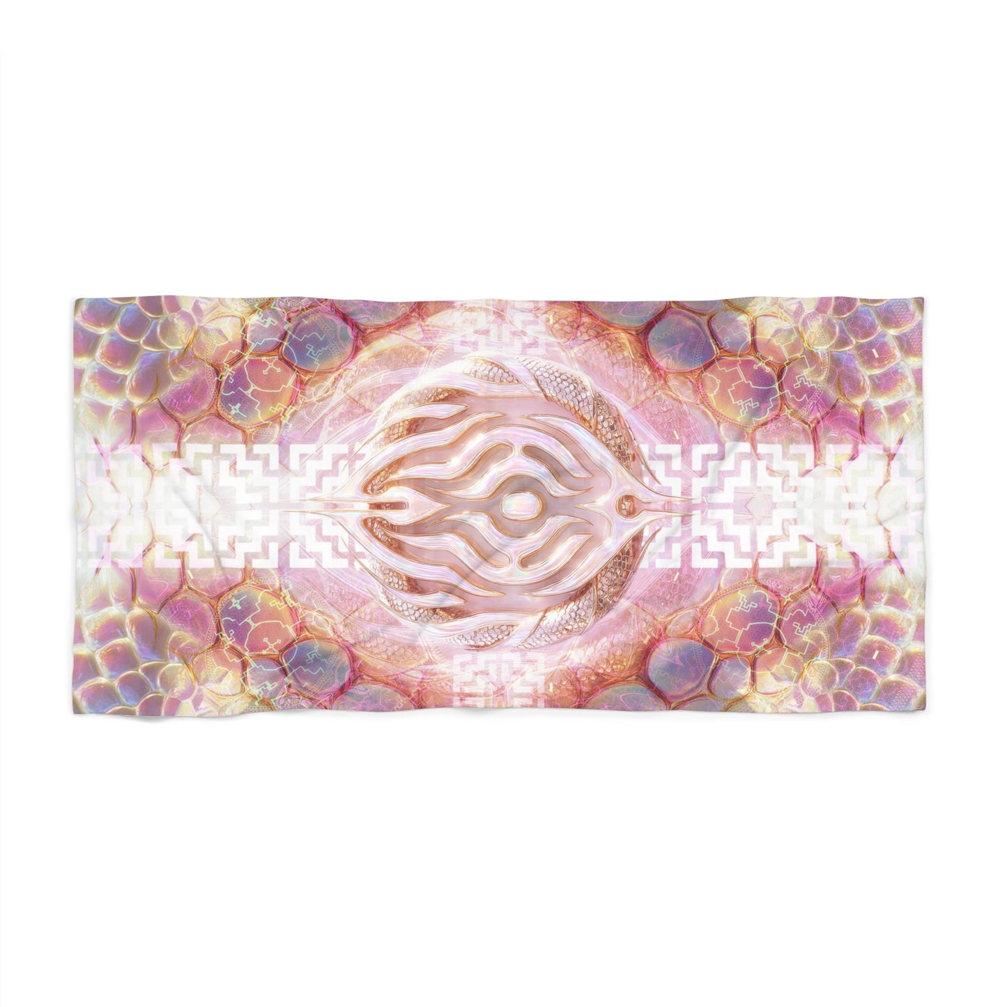 Rainbow Serpent // Akasha  // Beach Towel