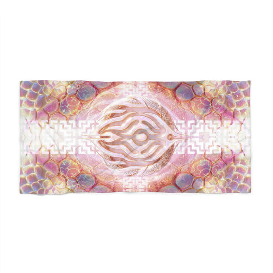 Rainbow Serpent // Akasha  // Beach Towel