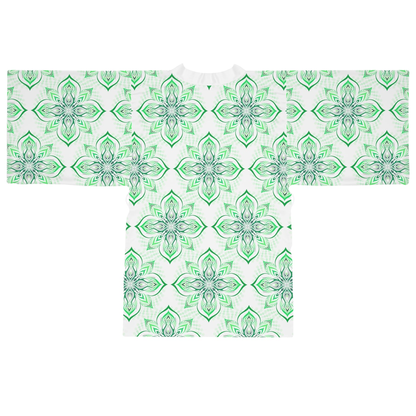 GREEN // Dream Wisely // Tigerflower Tile // Kimono Robe