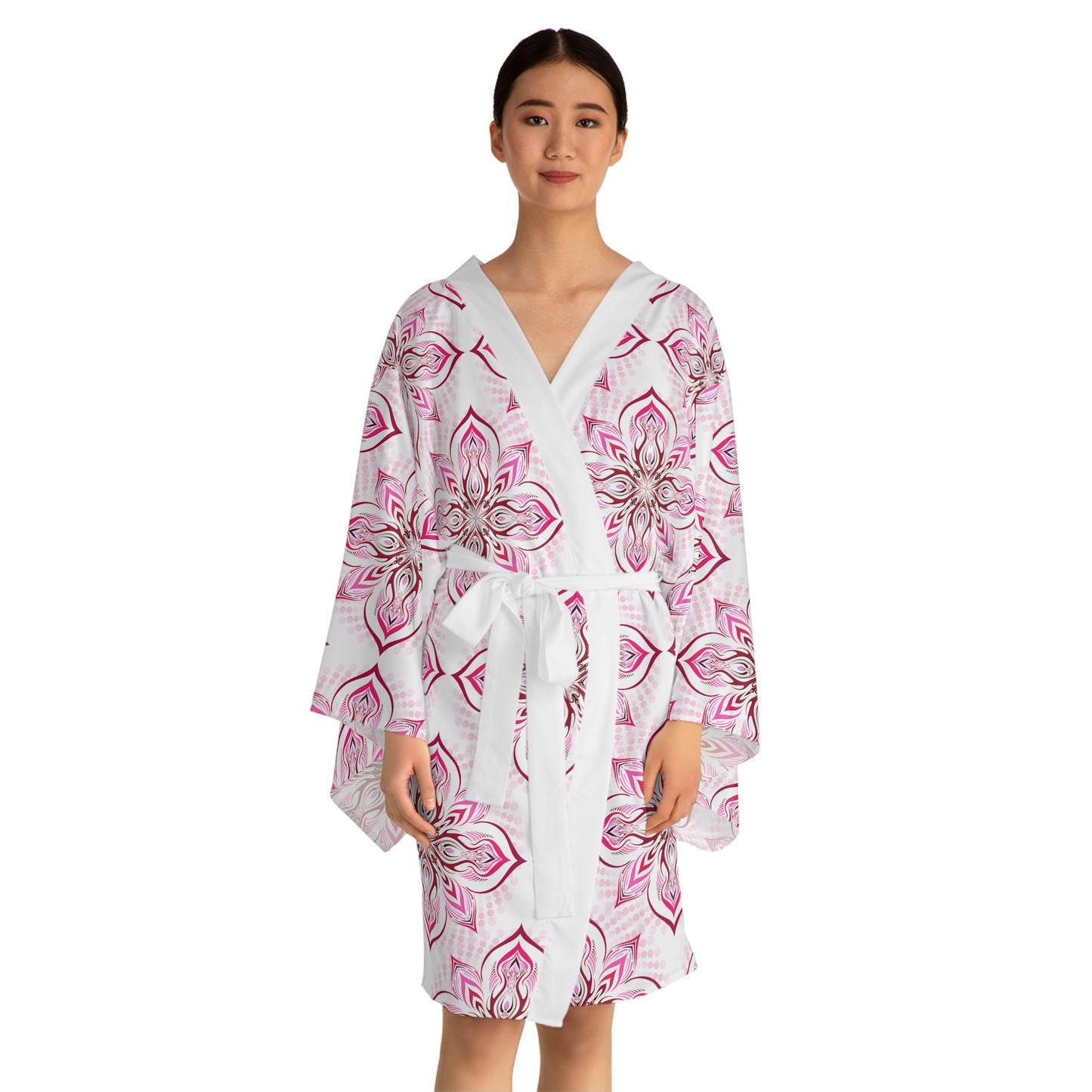 PINK // Dream Wisely // Tigerflower Tile // Kimono Robe