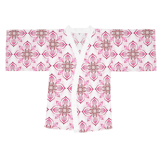 PINK // Dream Wisely // Tigerflower Tile // Kimono Robe