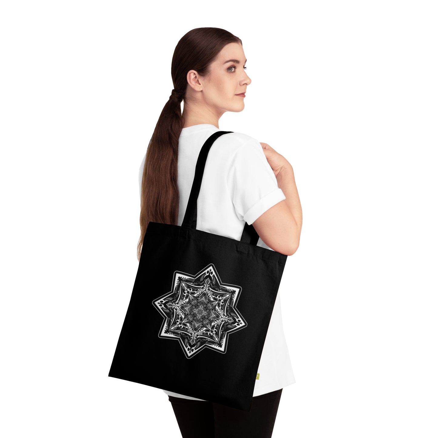 Tiger Star // Monotone // Organic Cotton Tote Bag