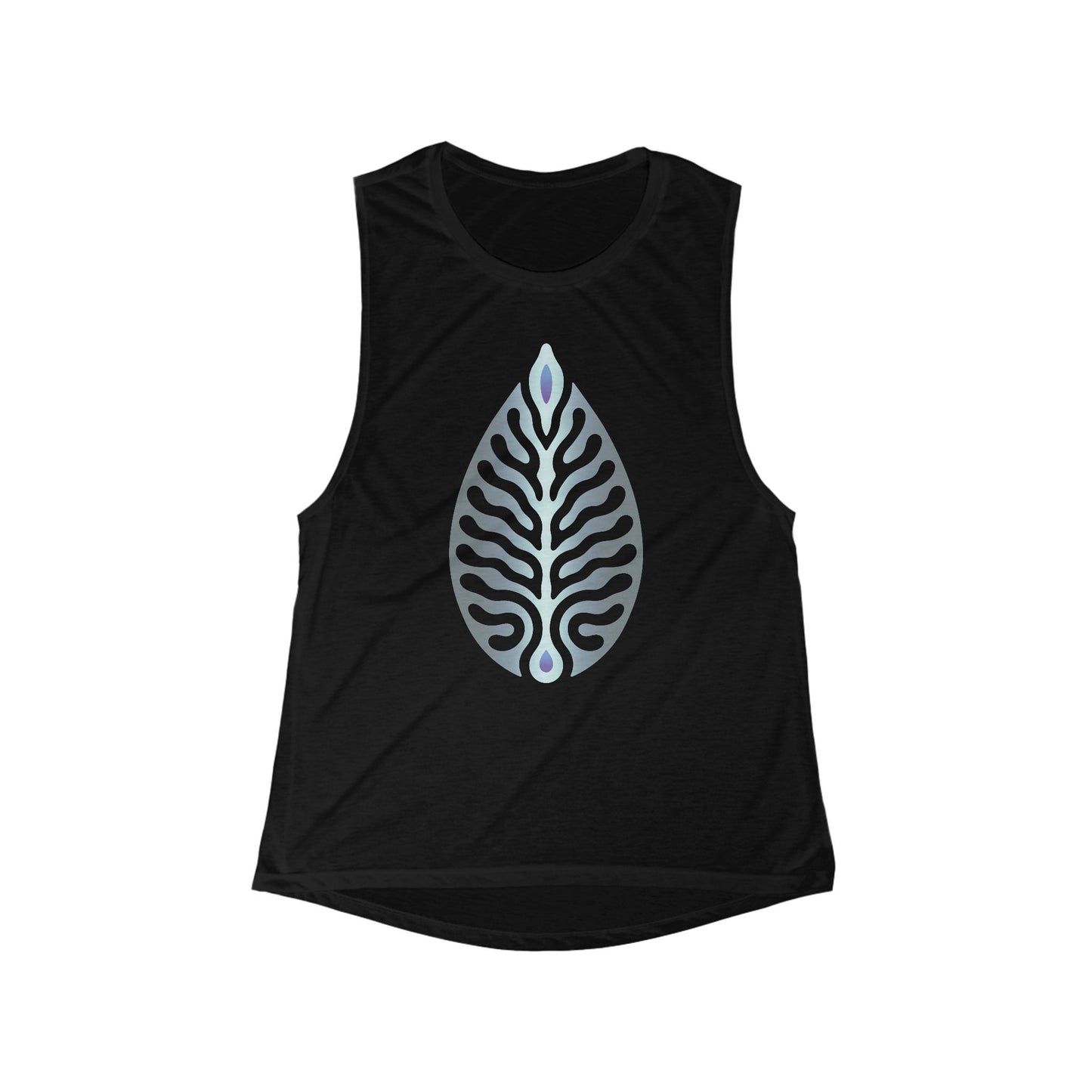 Silver Leaf // Women's Flow Tank Top