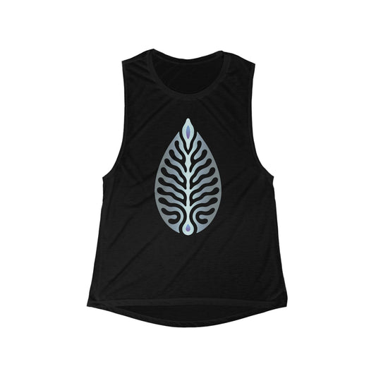 Silver Leaf // Women's Flow Tank Top