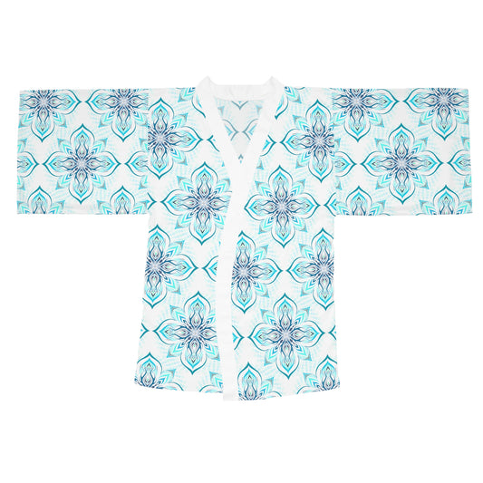 CYAN // Dream Wisely // Tigerflower Tile // Kimono Robe