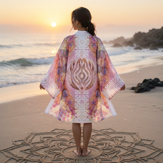 Rainbow Serpent // Akasha // Kimono Robe